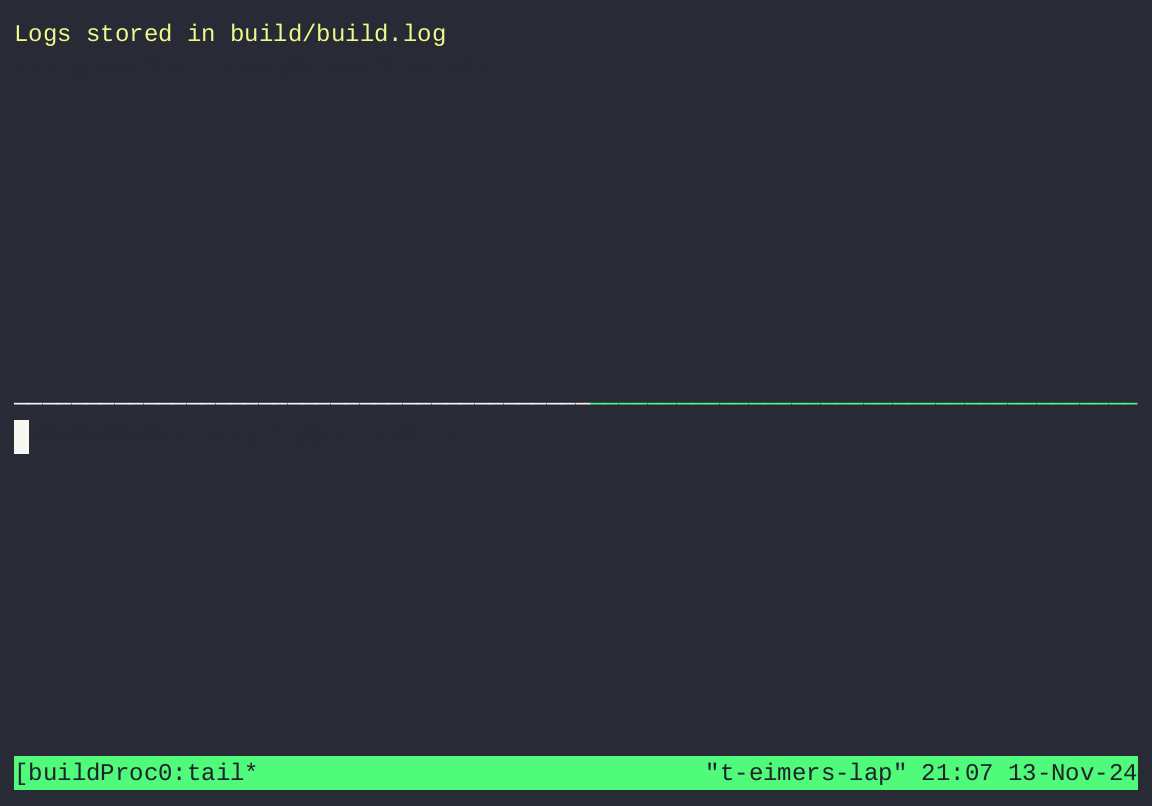 Monitor running process